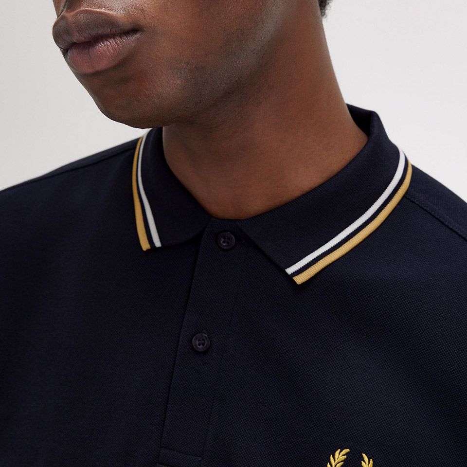 Fred Perry LS Twin Tipped Polo Men | Plutosport